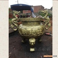 香炉厂家 寺庙铸铁圆形香炉 宗教通用香炉 宗祠祖堂香炉 陵园景区铸铁圆形平口香炉采购