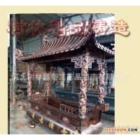 铸造，圆形仿古香炉，寺庙圆形香炉，带底盘香炉，铜香炉**