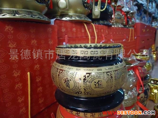 厂家定做陶瓷香炉 青花瓷熏香炉批发定制 仿古瓷器香炉图1