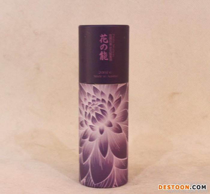 定制卷边三件套精美精油包装盒 圆筒化妆品精油包装纸筒图1